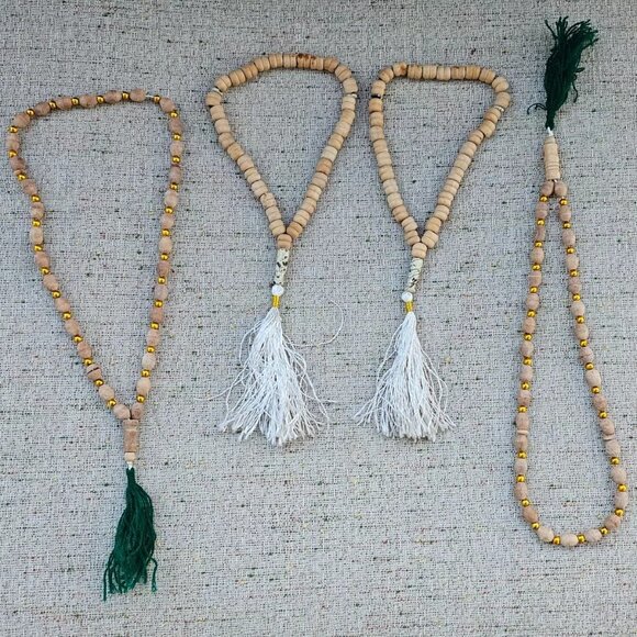 EID Pray Tasbbeh Religious Beads Real Handcrafted Prayer Beads Ramadan Rosary X4 - Picture 2 of 9